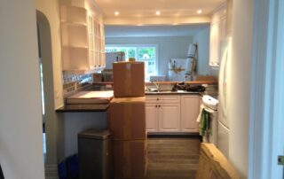 Boxes in kitchen - moving